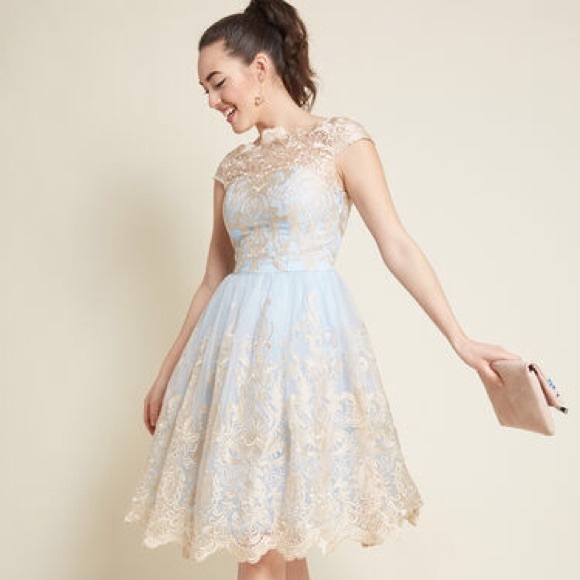 Chi Chi London Cinderella Lace Tulle Prom Dress - Picture 3 of 10